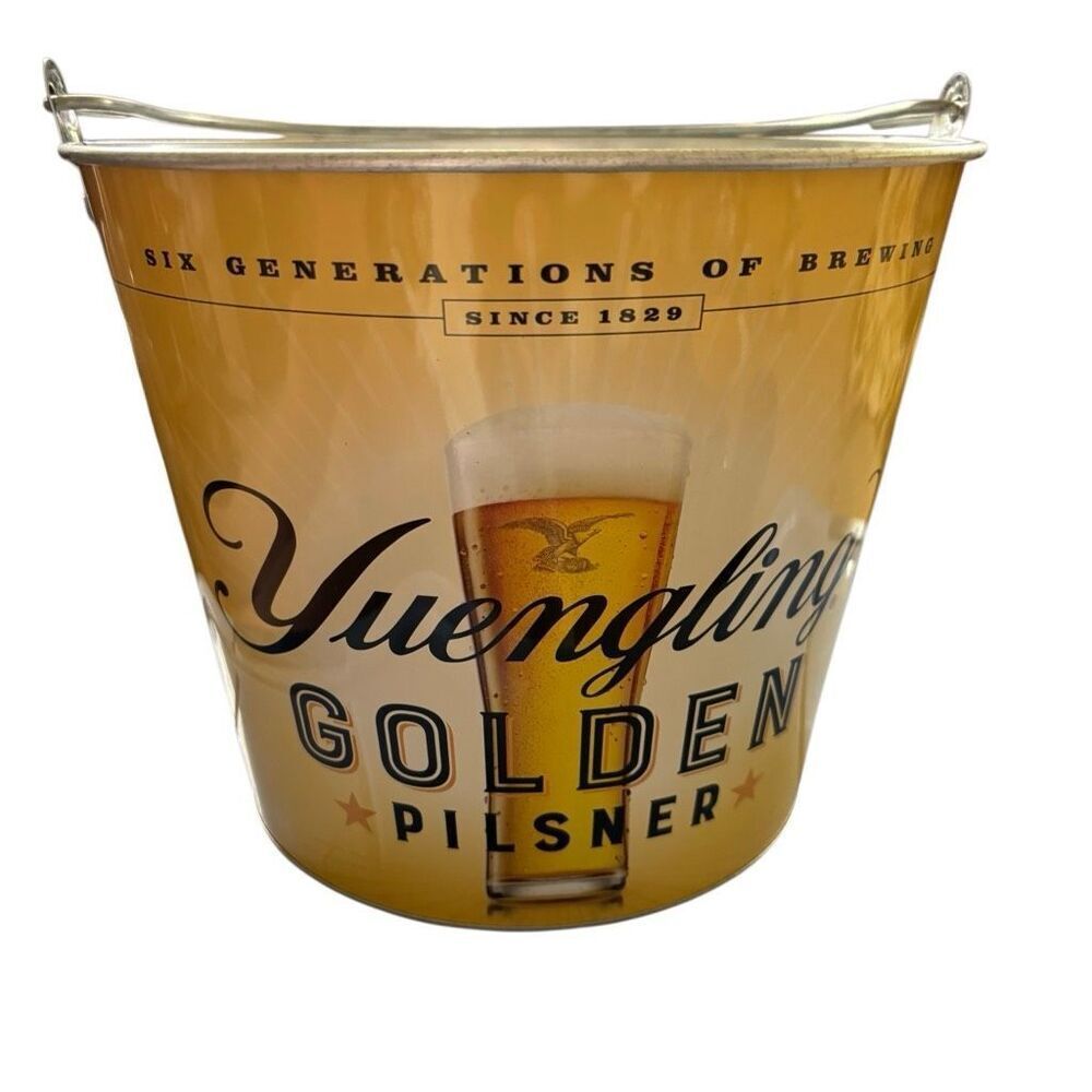 Yuengling Golden Pilsner Metal Beer Bucket